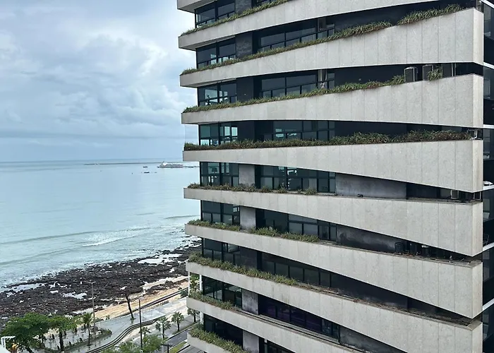 Chic Hotel Suite In Fabulous Meireles Fortaleza With Wifi, Fitness Room